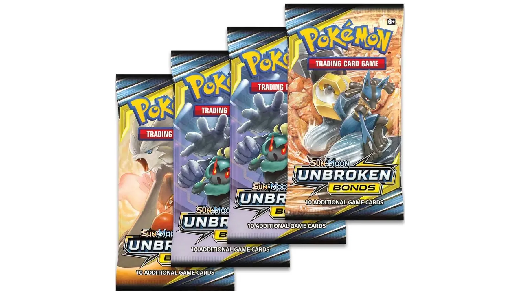 Unbroken Bonds Booster Pack Art Bundle Set of 4