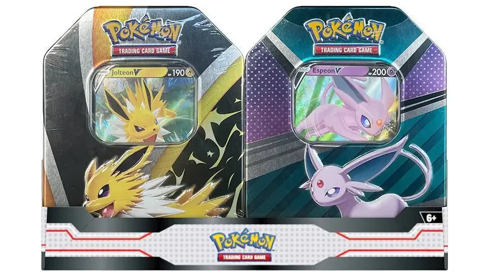 V Heroes Tin Bundle Jolteon and Espeon