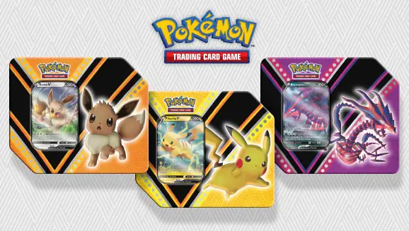 V Powers Tin Pikachu