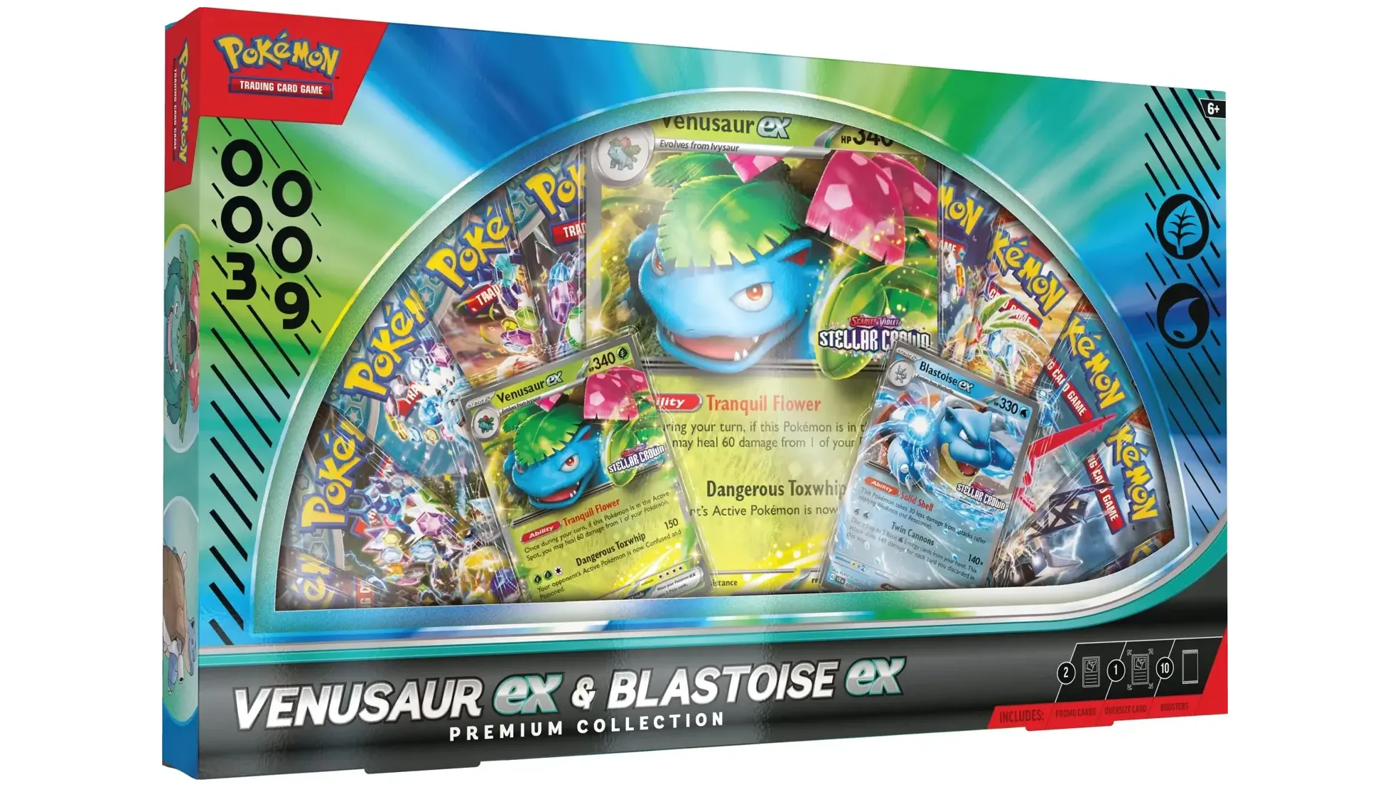 Venusaur ex & Blastoise ex Premium Collection