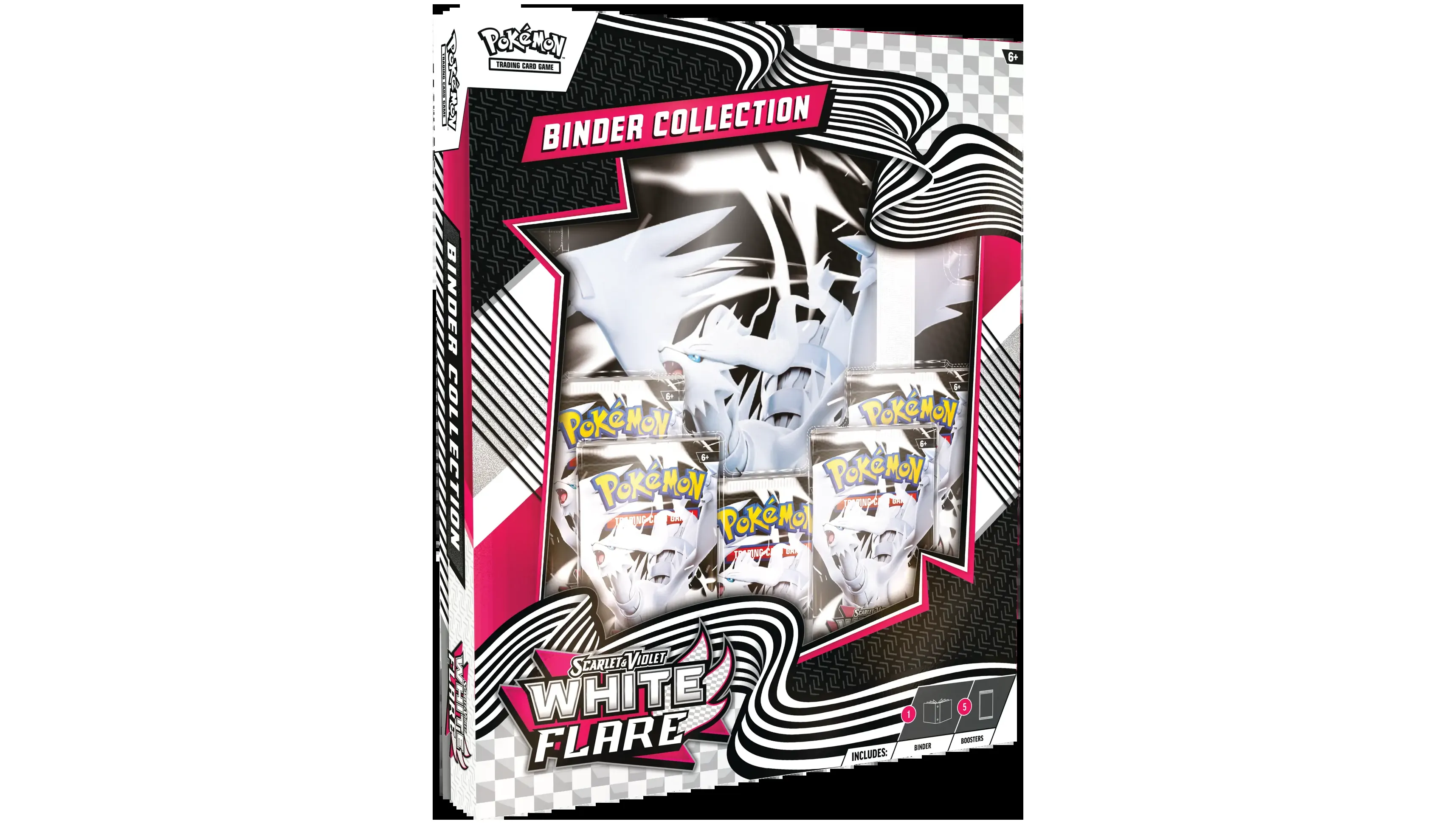 White Flare Binder Collection
