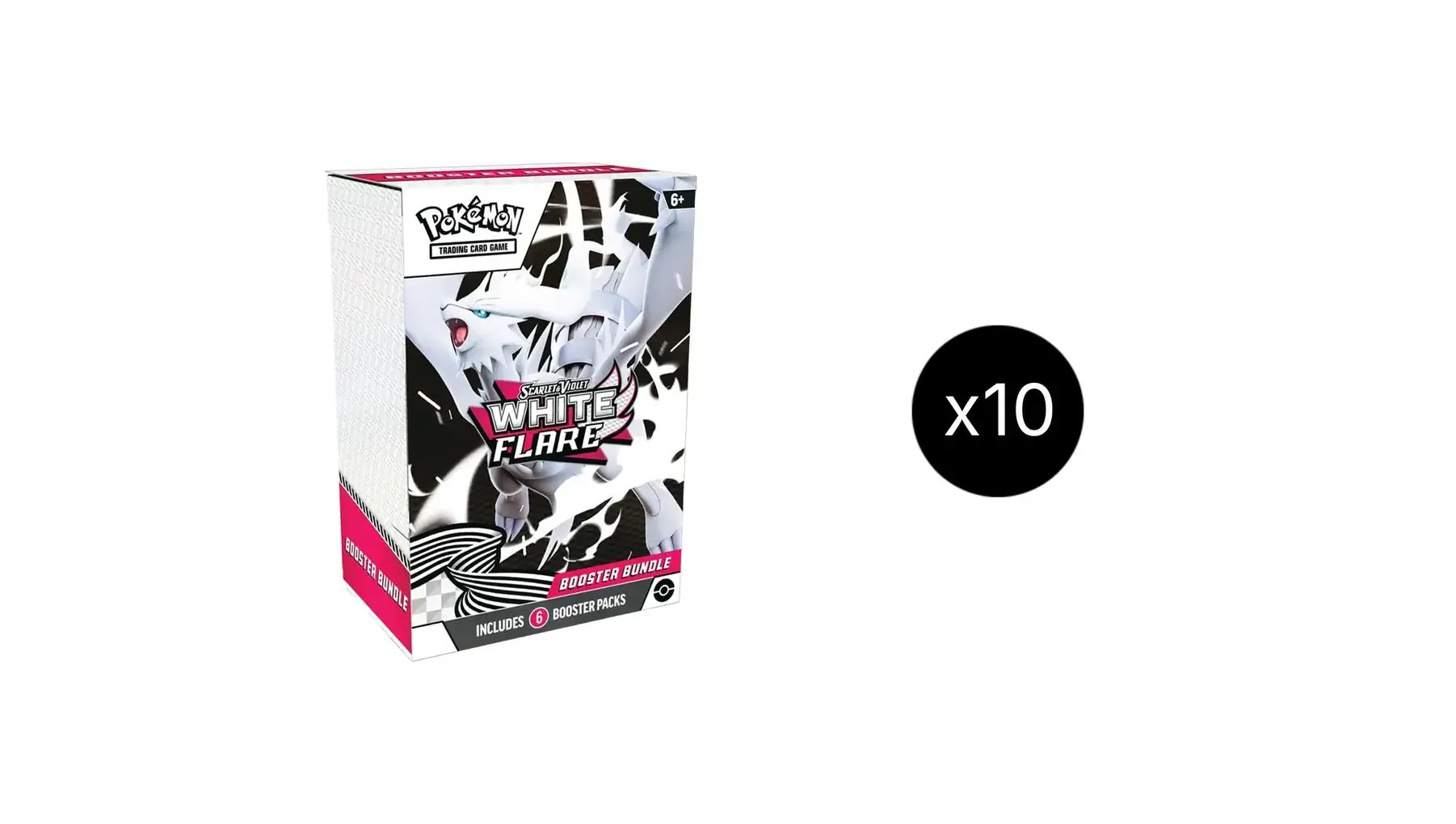 White Flare Booster Bundle Display