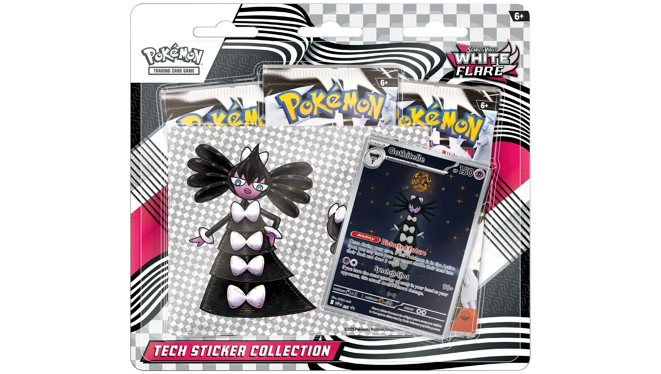 White Flare Tech Sticker Collection