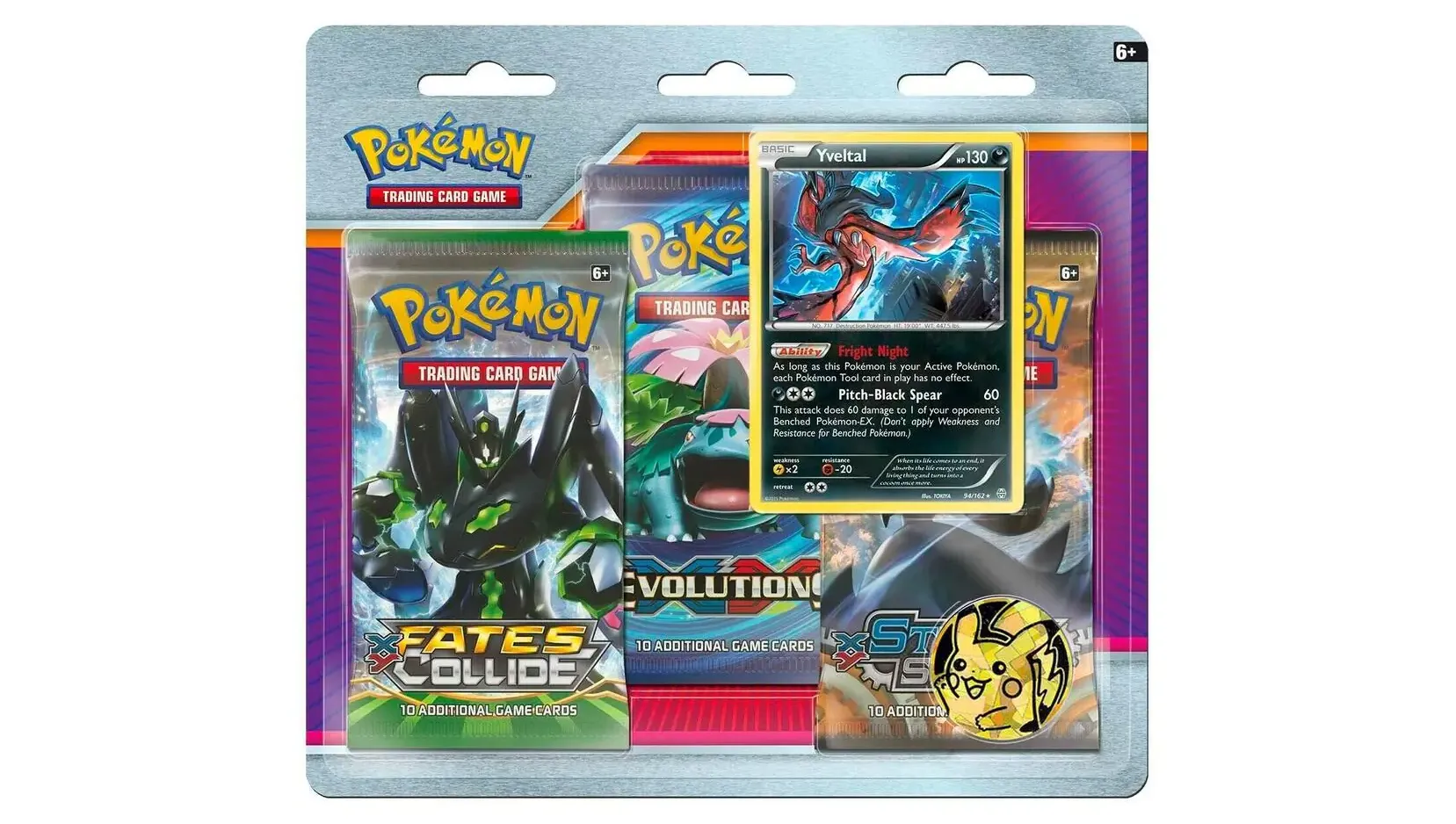 XY 3 Pack Blister Yveltal