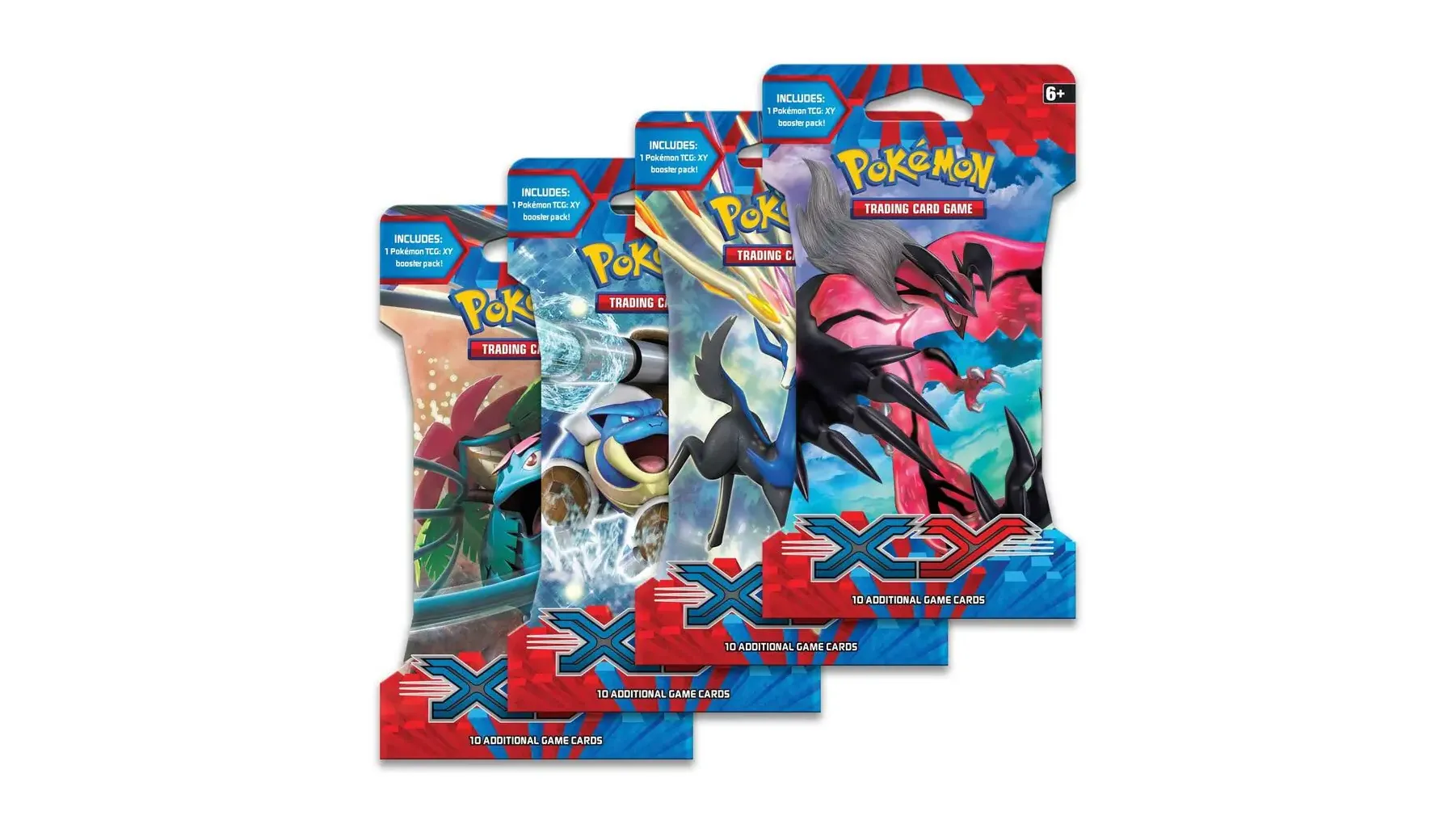 XY Sleeved Booster Pack Art Bundle Set of 4